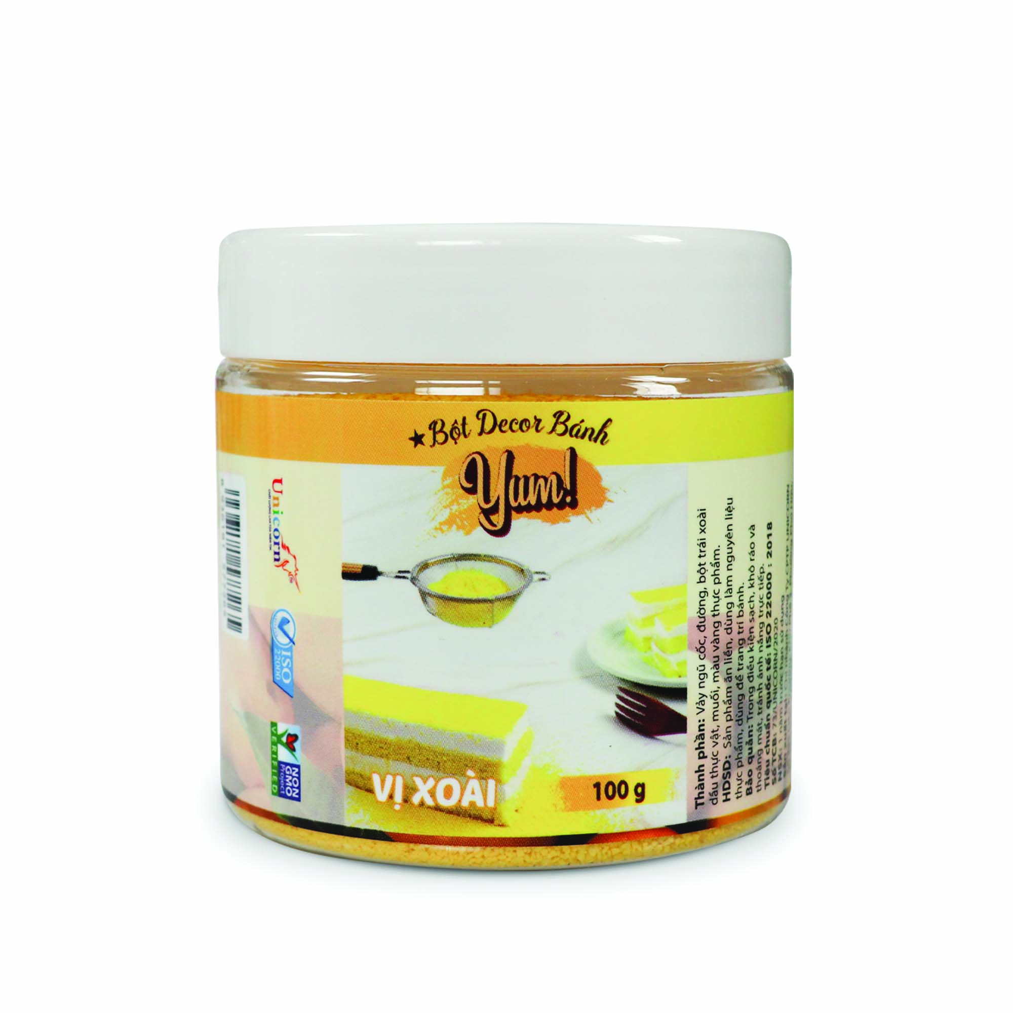 Bột Decor Bánh Vị Xoài 100g