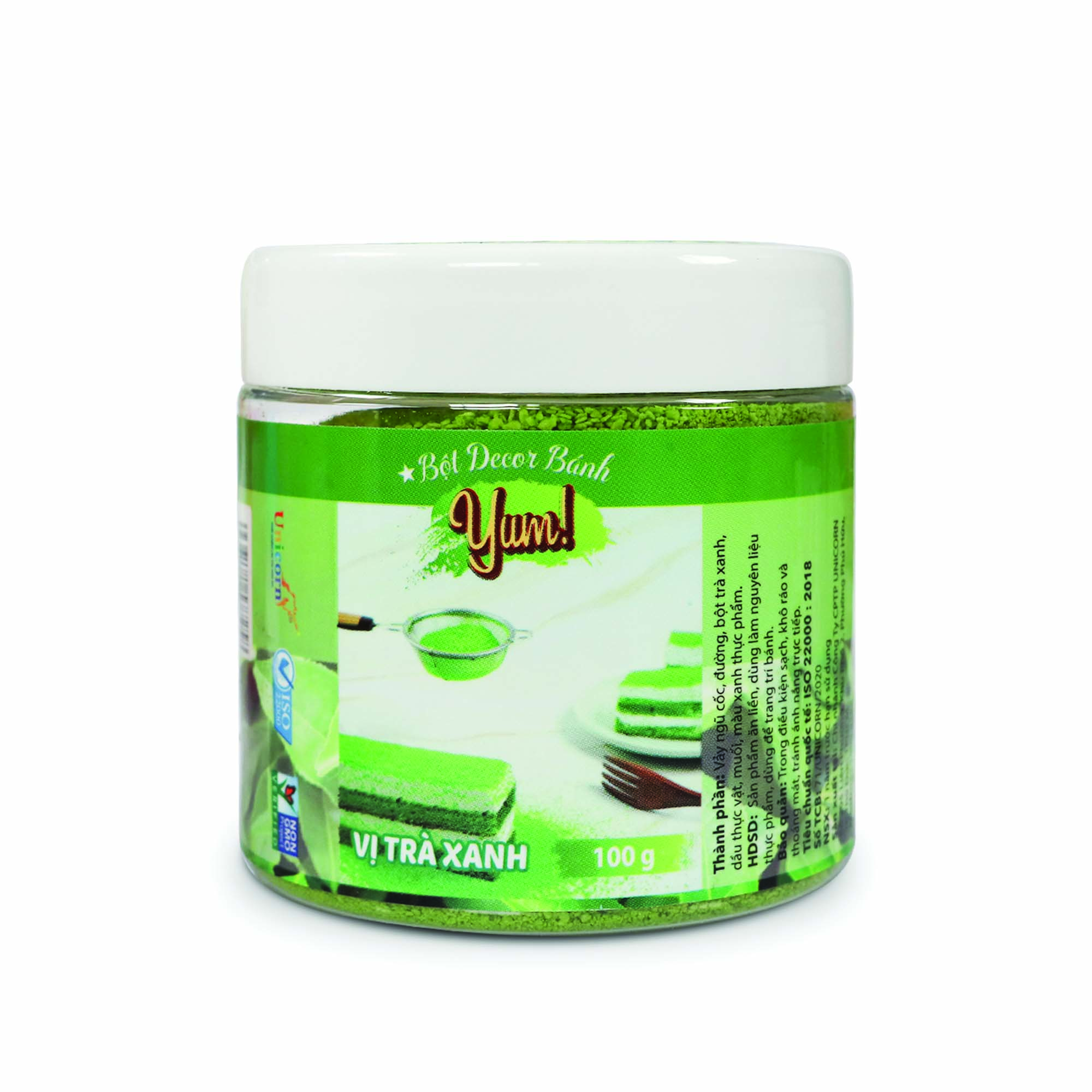 Bột Decor Bánh Vị Trà Xanh 100g