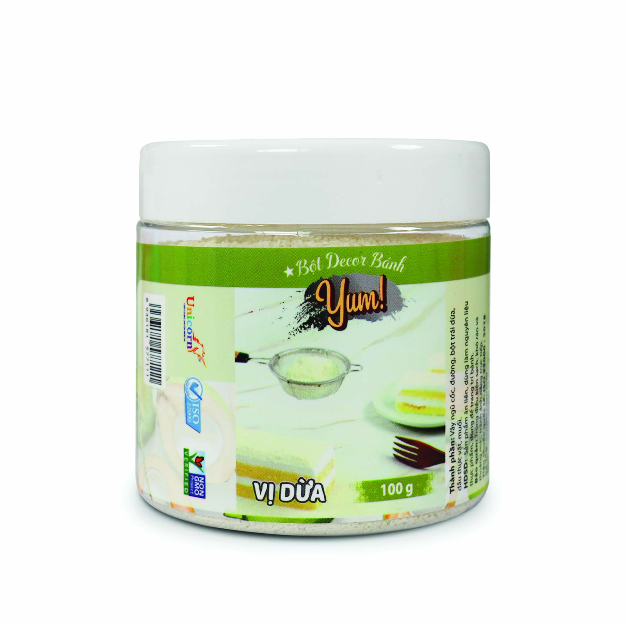 Bột Decor Bánh Vị Dừa 100g