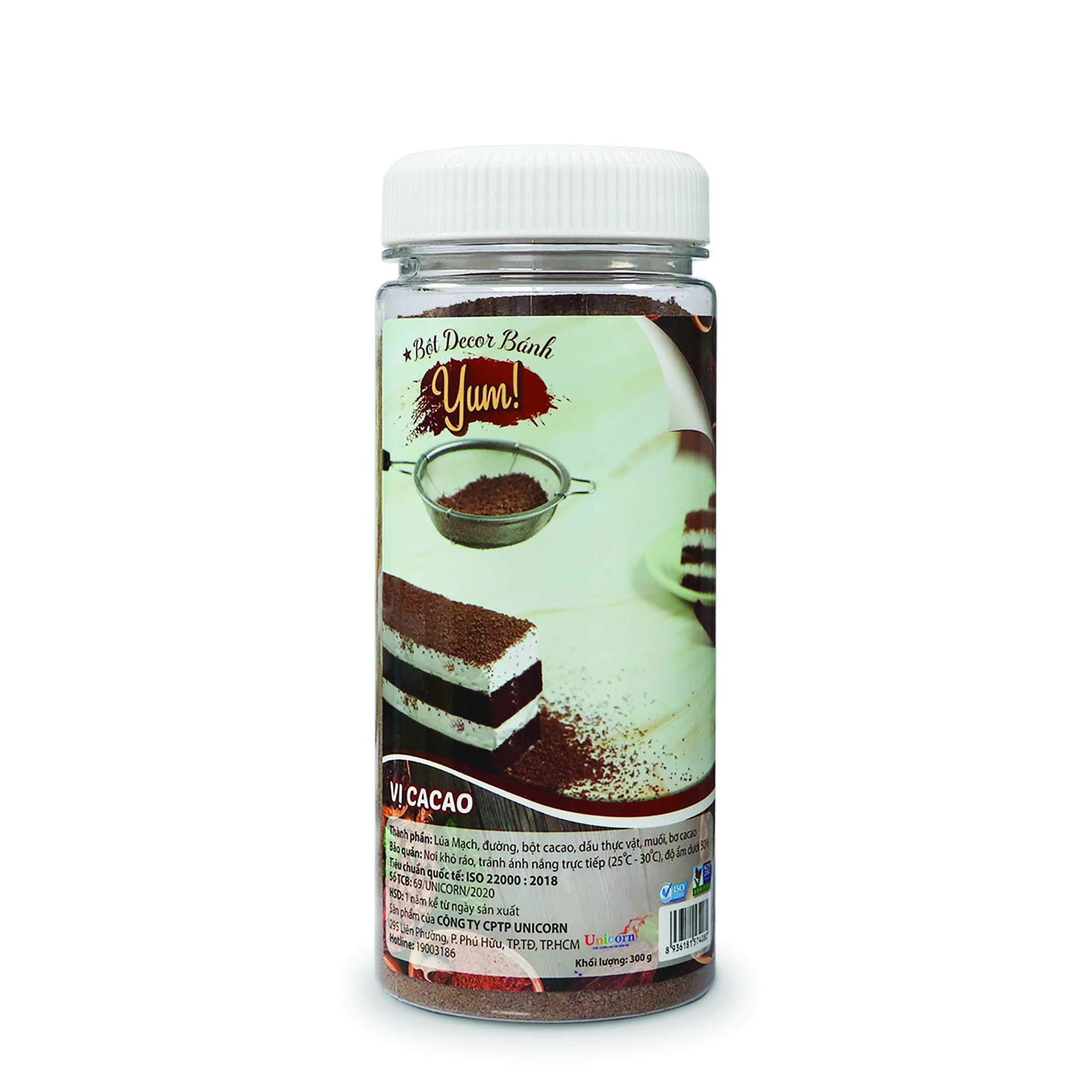 Bột Decor Bánh Vị CaCao 300g