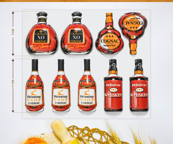 Khuôn In Hình Rượu Cornac