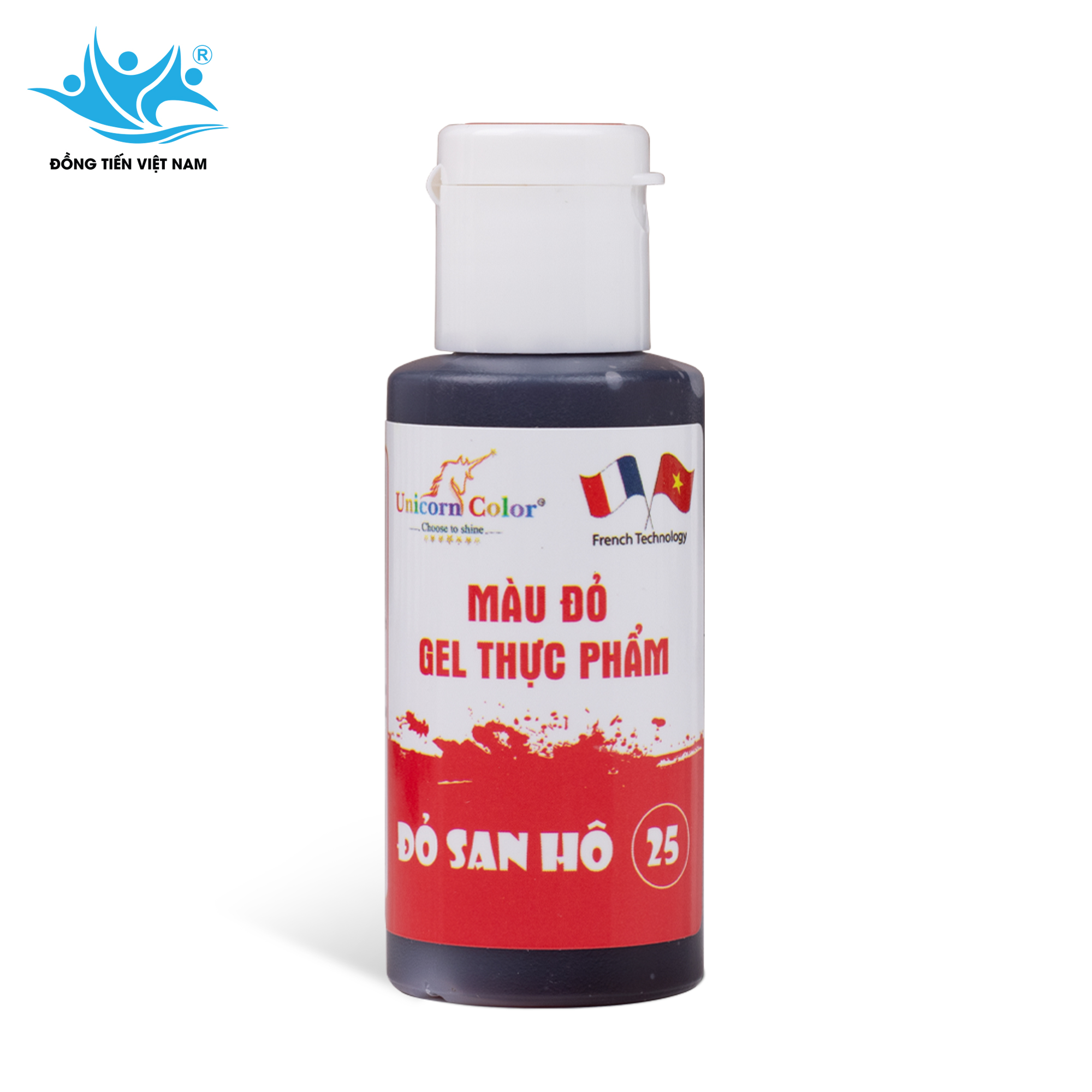 Màu Gel 28g-Đỏ San Hô