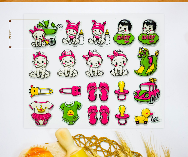 Khuôn In Hình Baby Girl