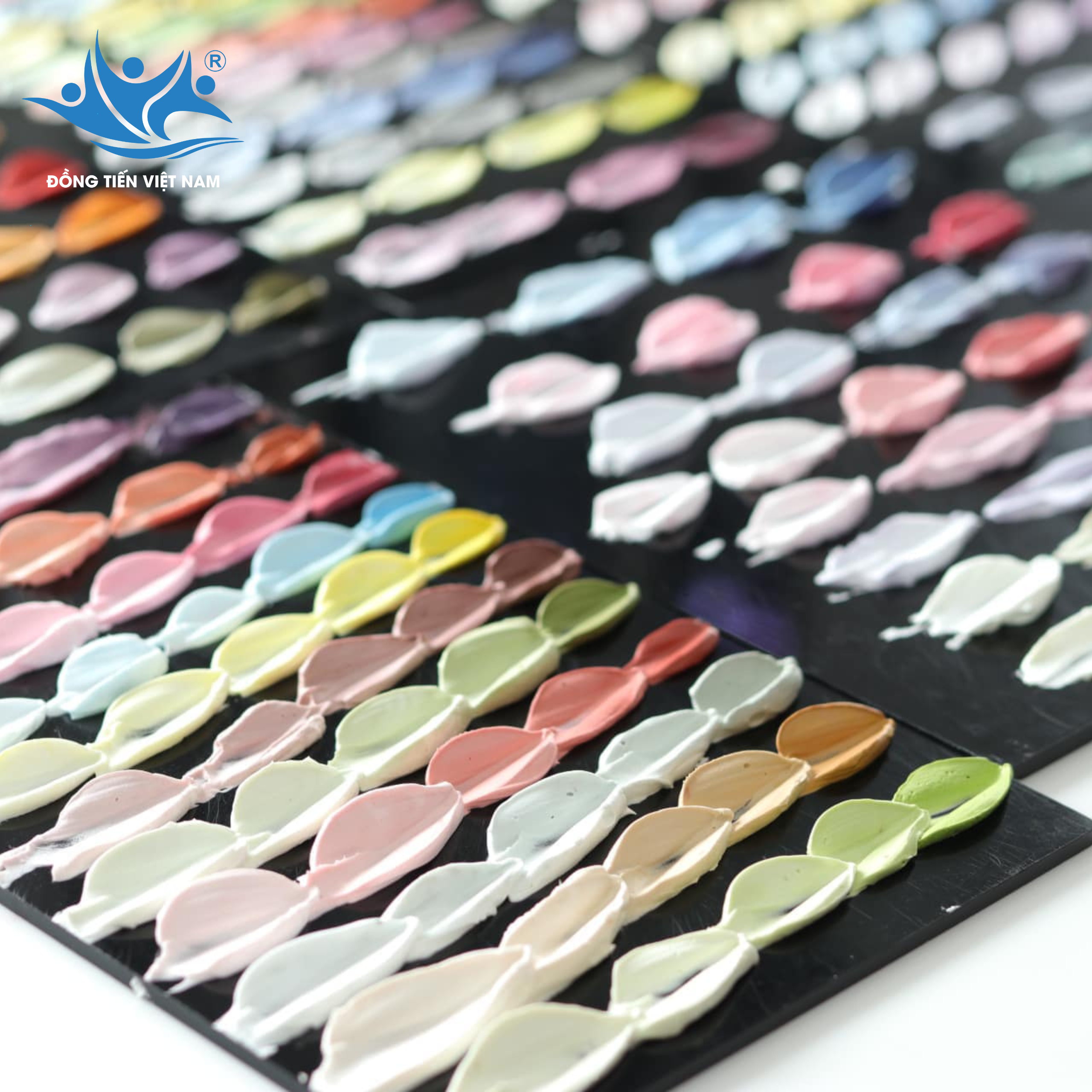 bảng pha màu siro unicorn