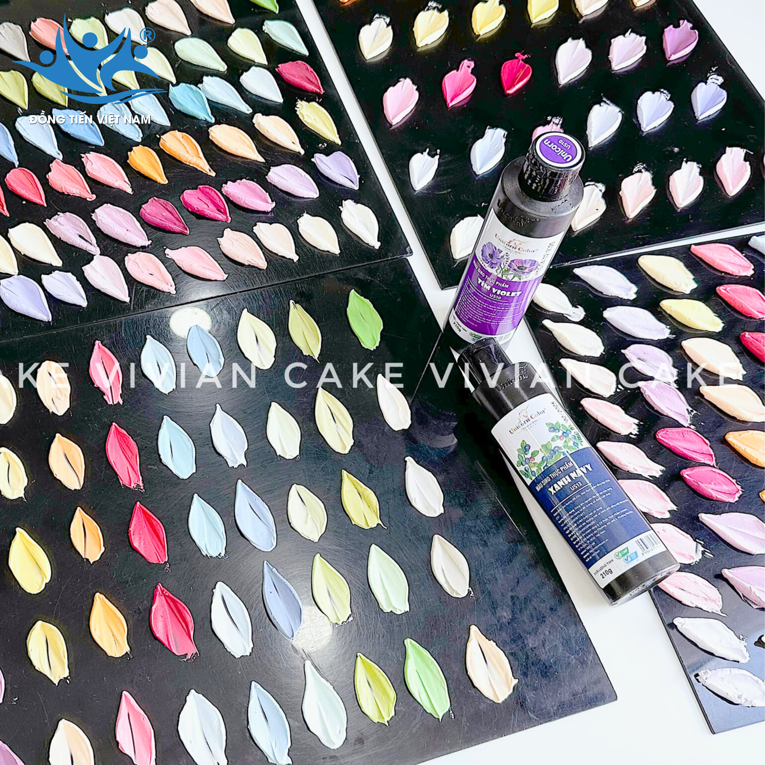 bảng màu siro Unicorn