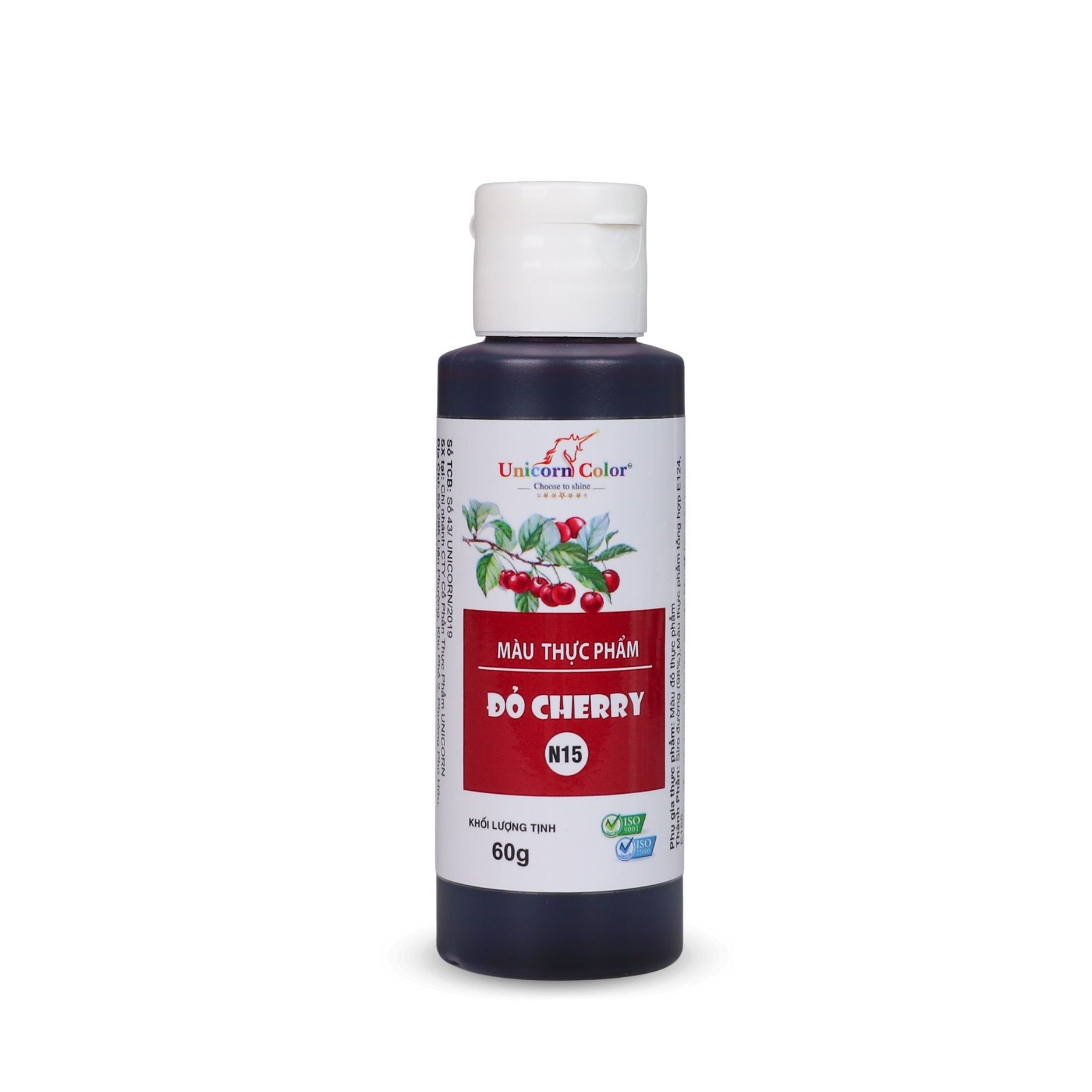 Màu Siro Unicorn Đỏ Cherry 60g