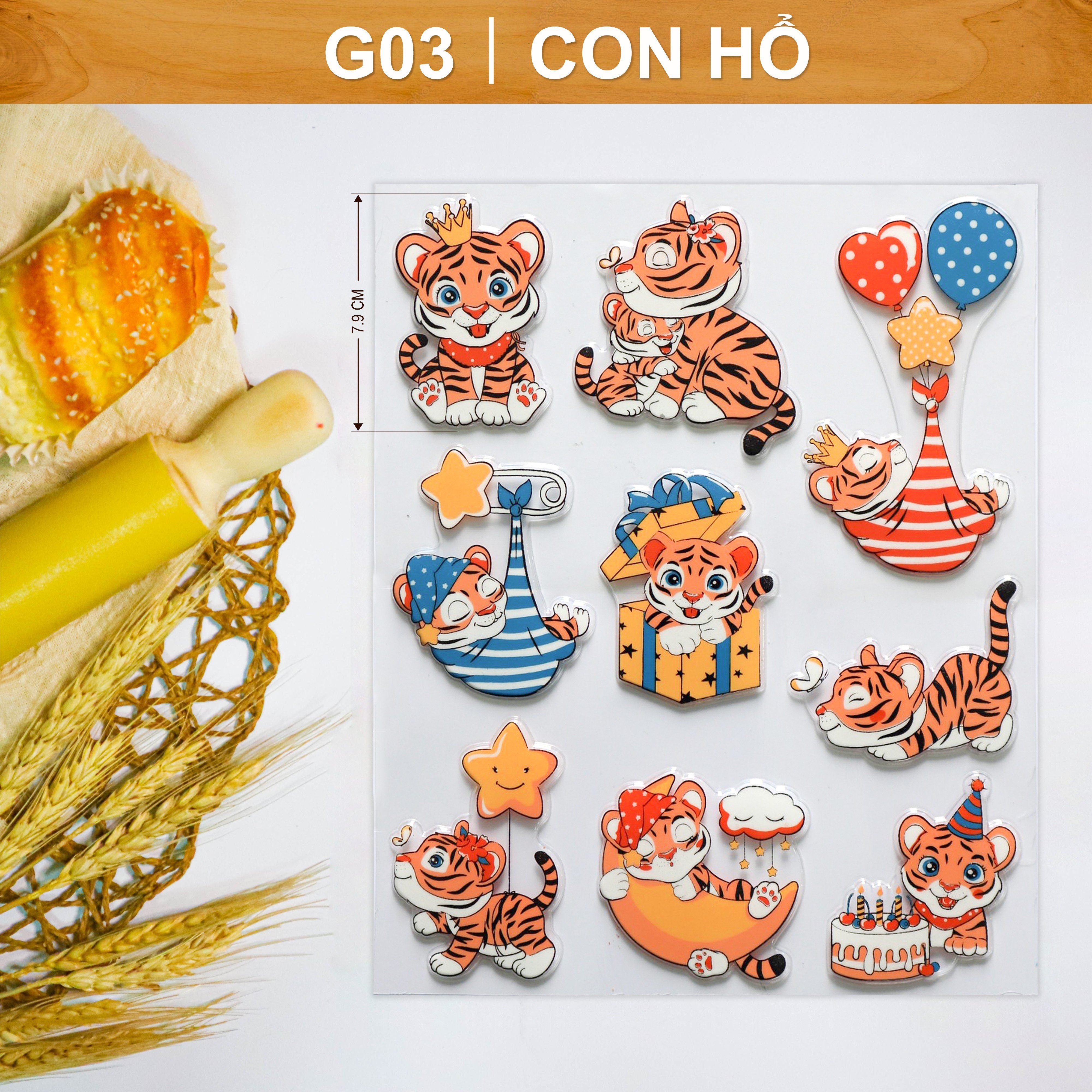 Khuôn In Hình Socola-Con Hổ