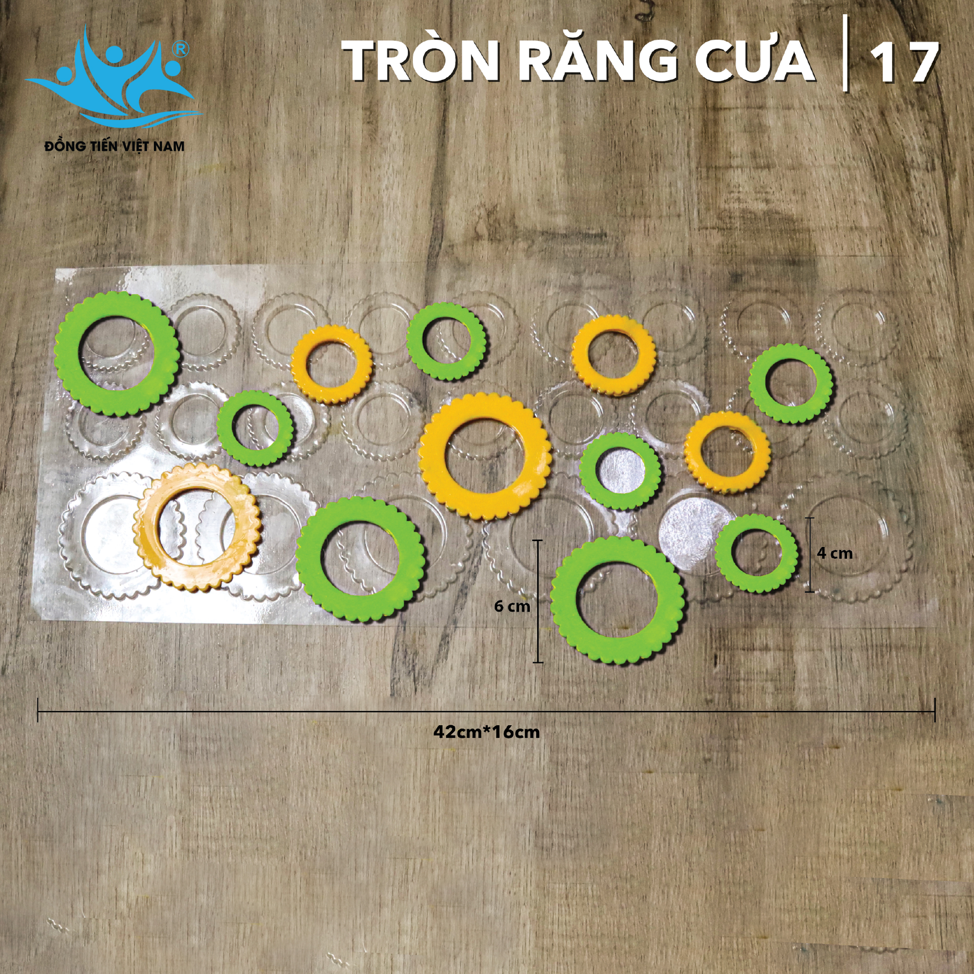 Khuôn Socola Định Hình-Tròn Răng Cưa