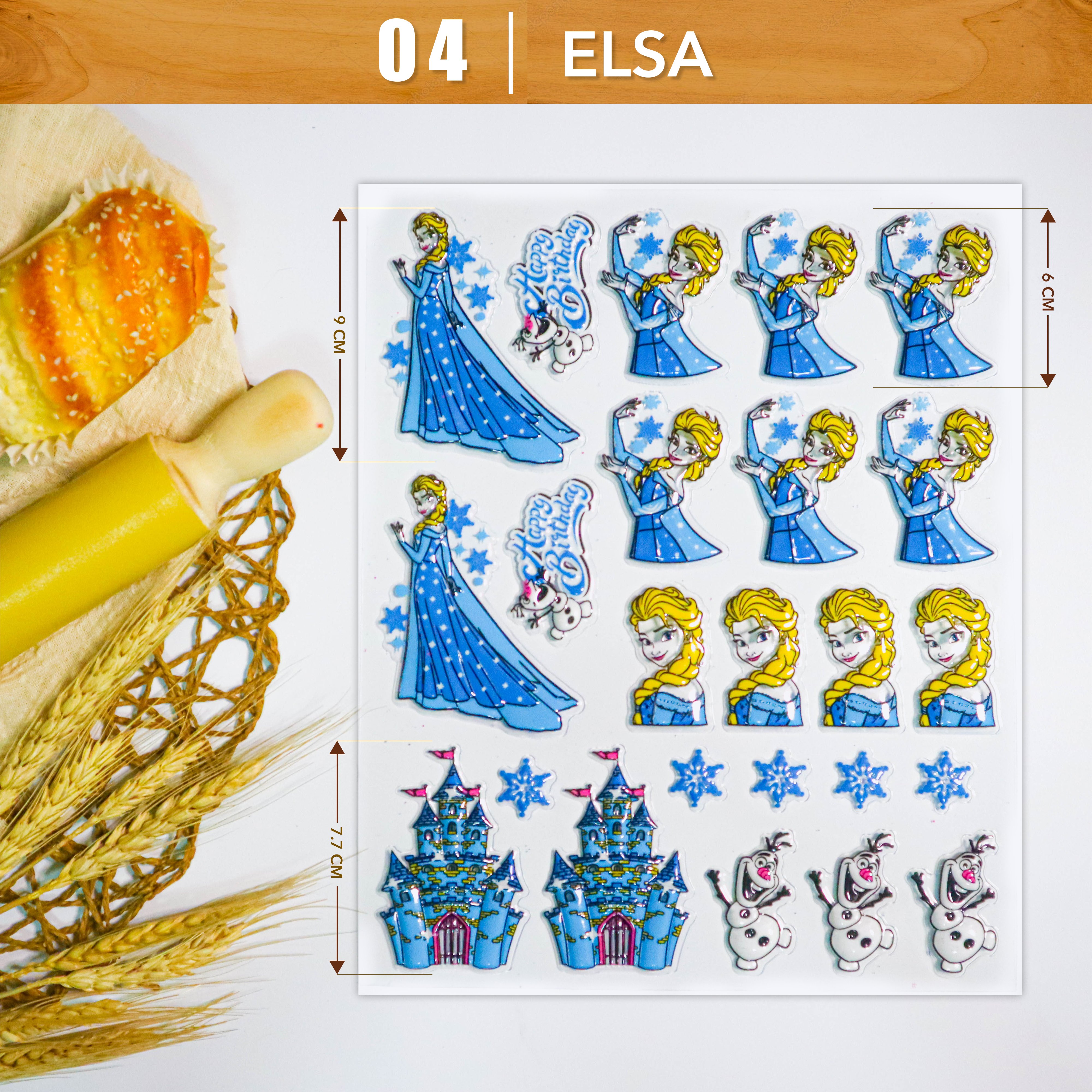 Khuôn In Hình Socola-Elsa