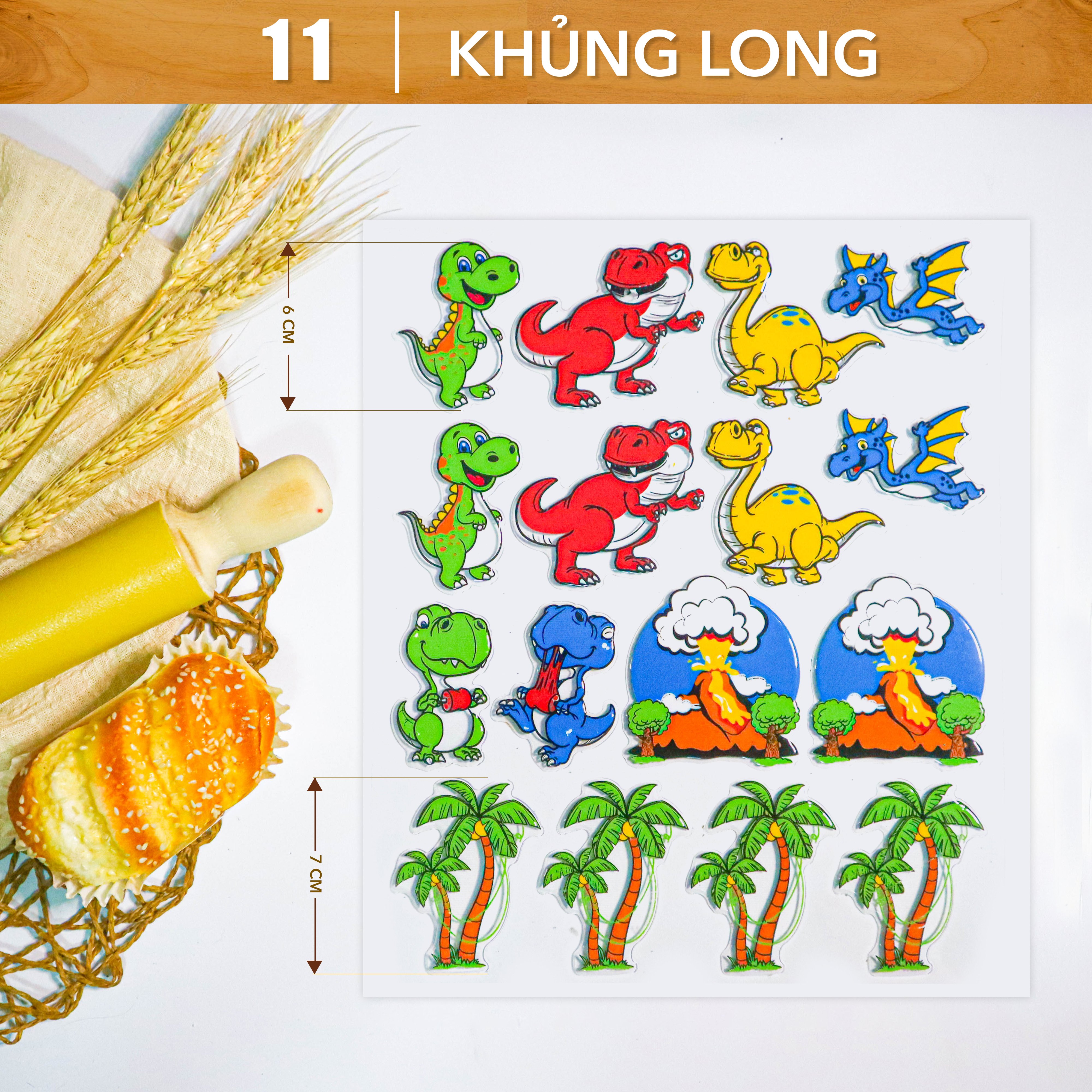 Khuôn In Hình Socola-Khủng Long