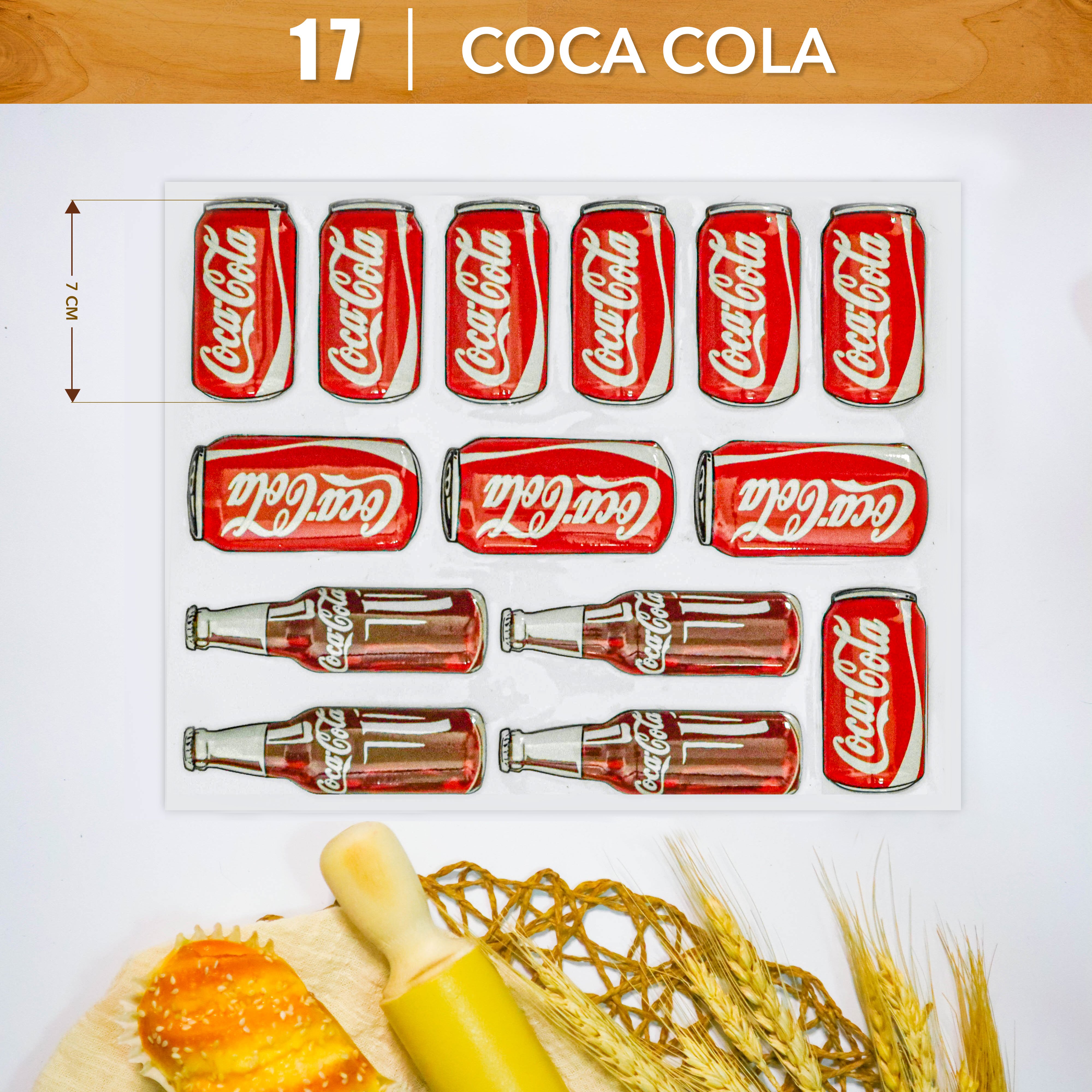 Khuôn In Hình Socola-Coca Cola