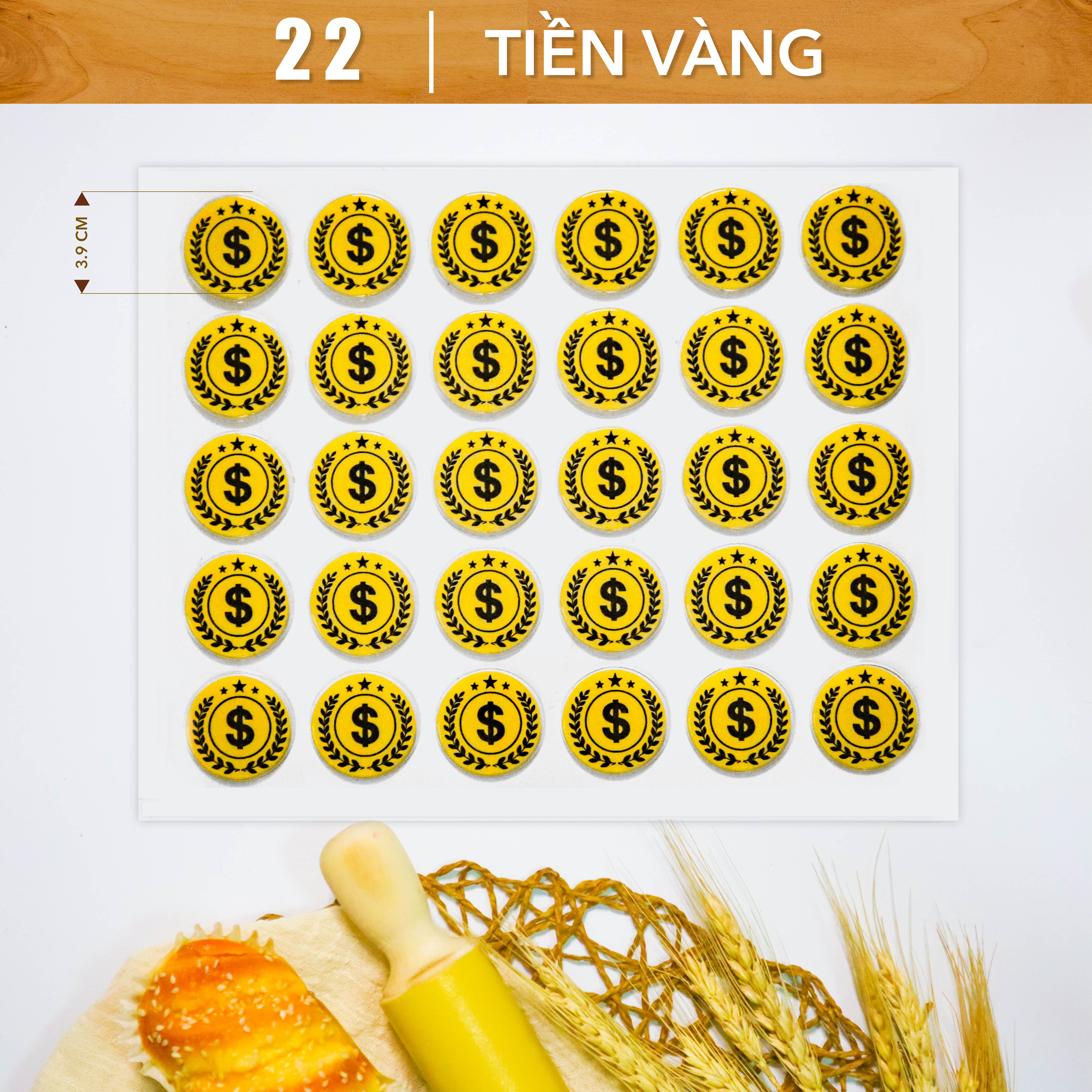 Khuôn In Hình Socola-Tiền Vàng