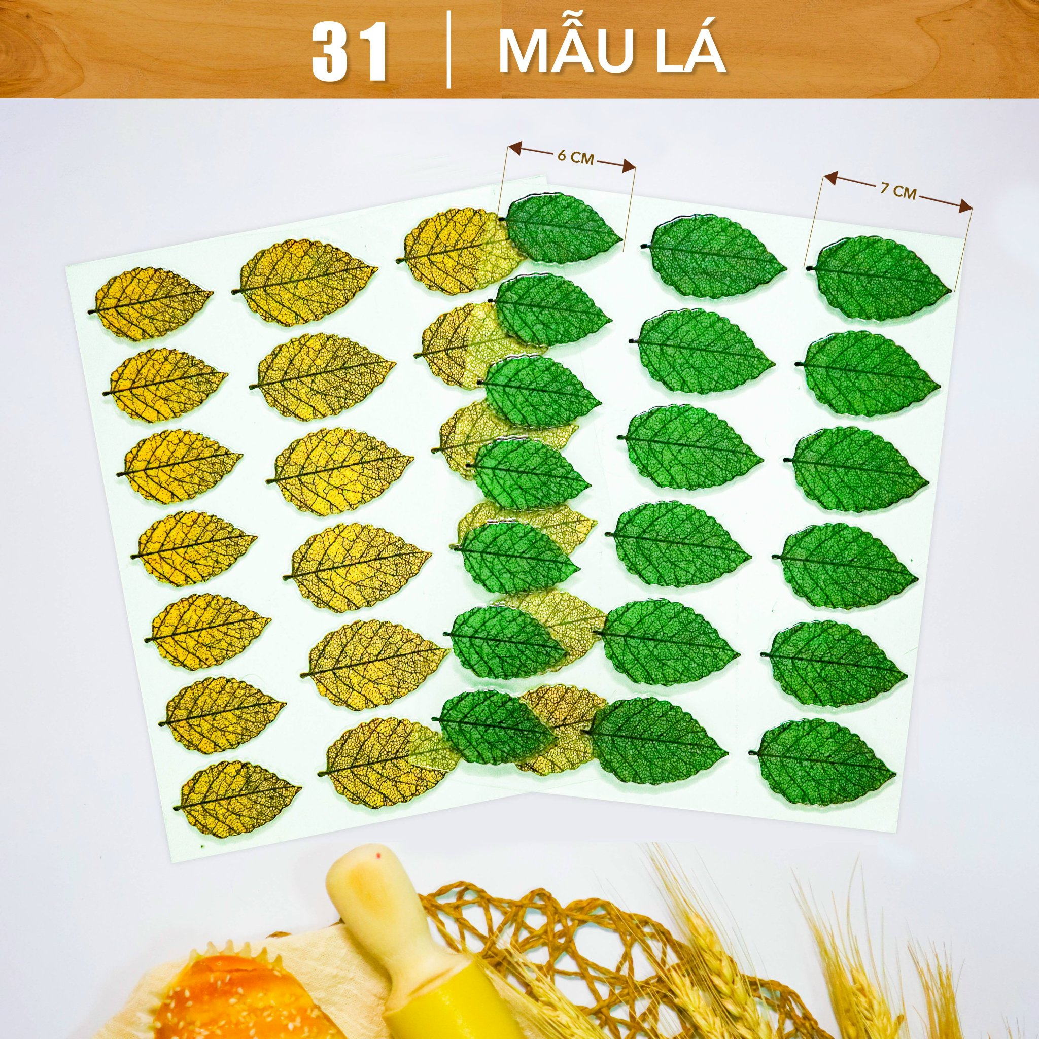 Khuôn In Hình Socola-Mẫu Lá