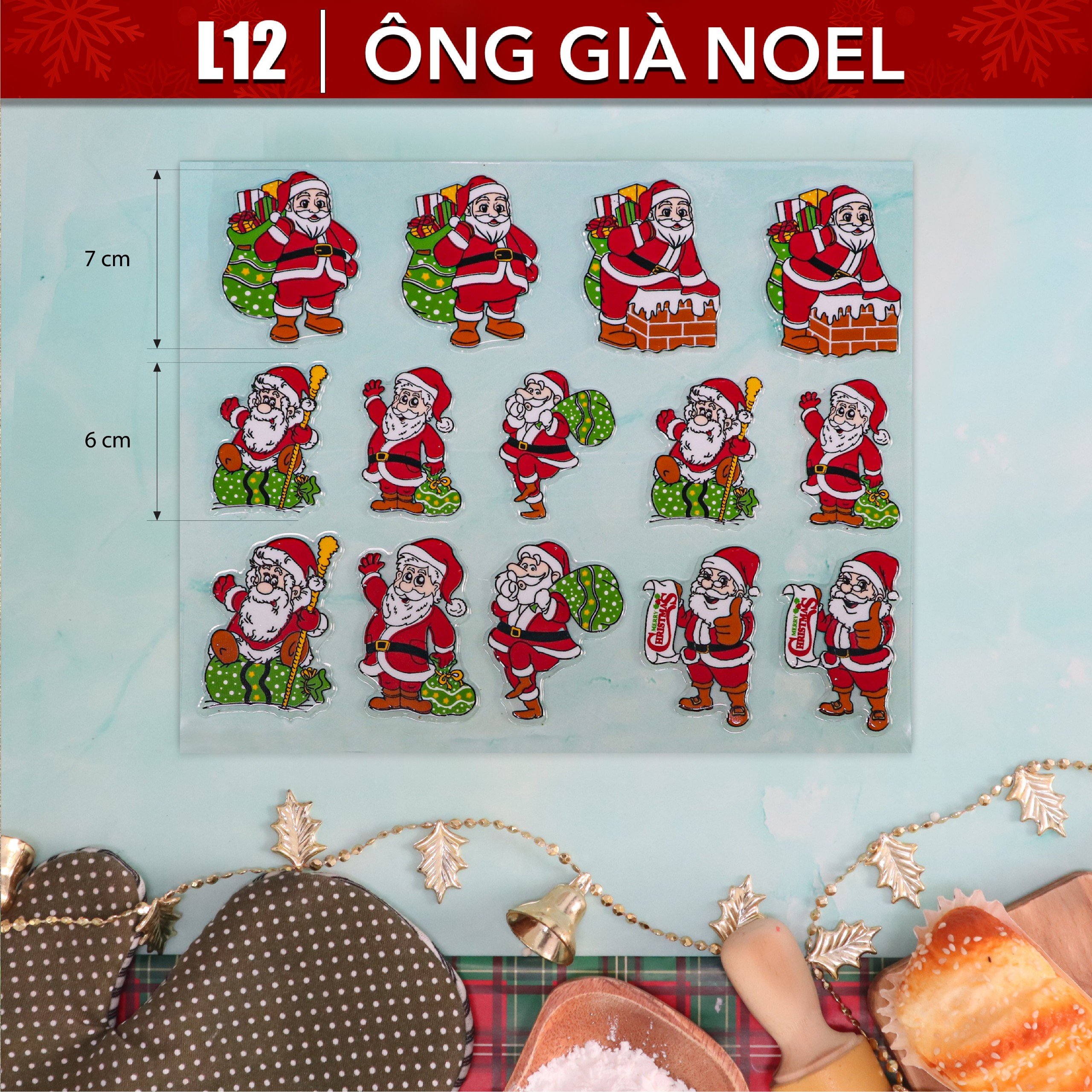 Khuôn In Hình Socola-Ông Già Noel