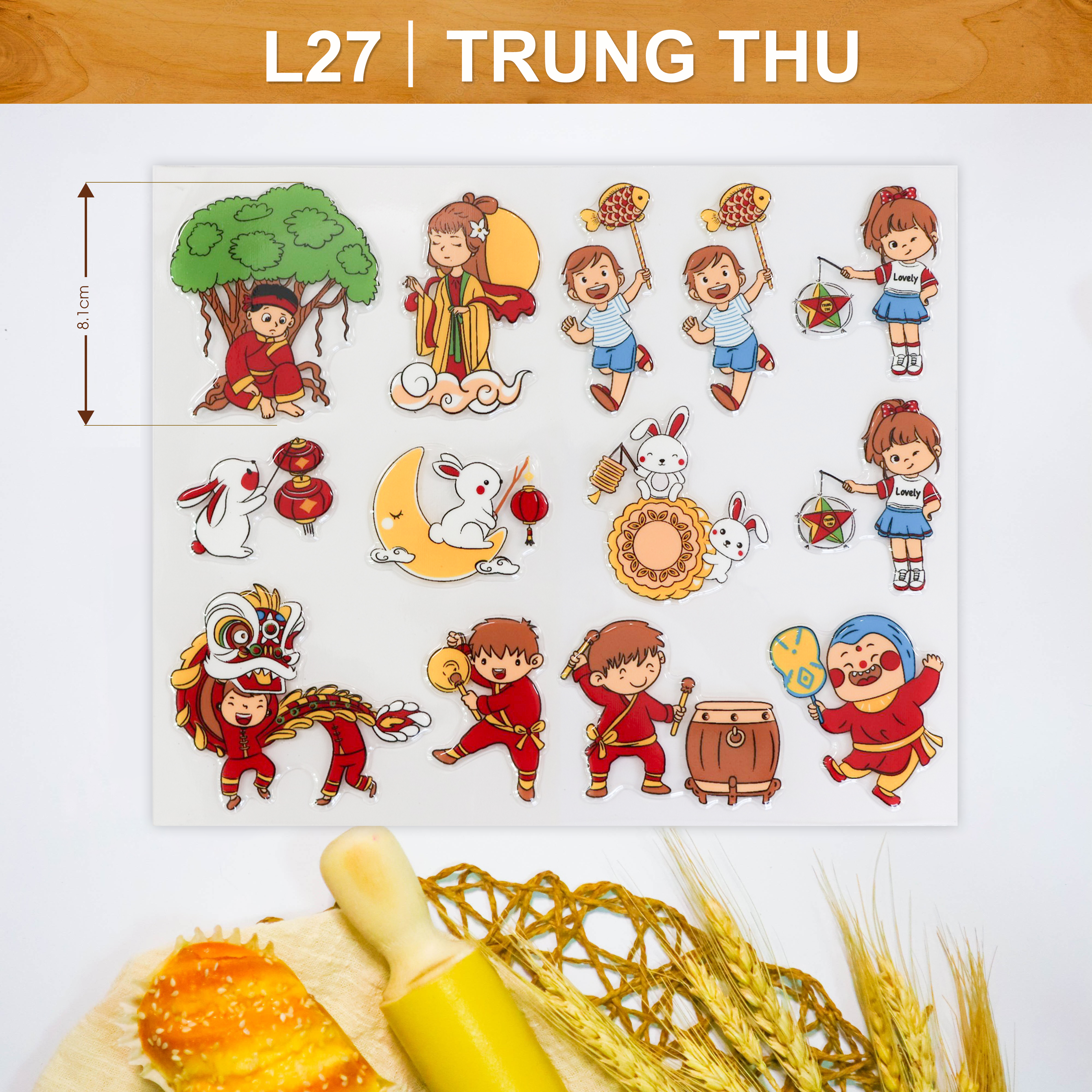 Khuôn In Hình Socola-Trung Thu 2