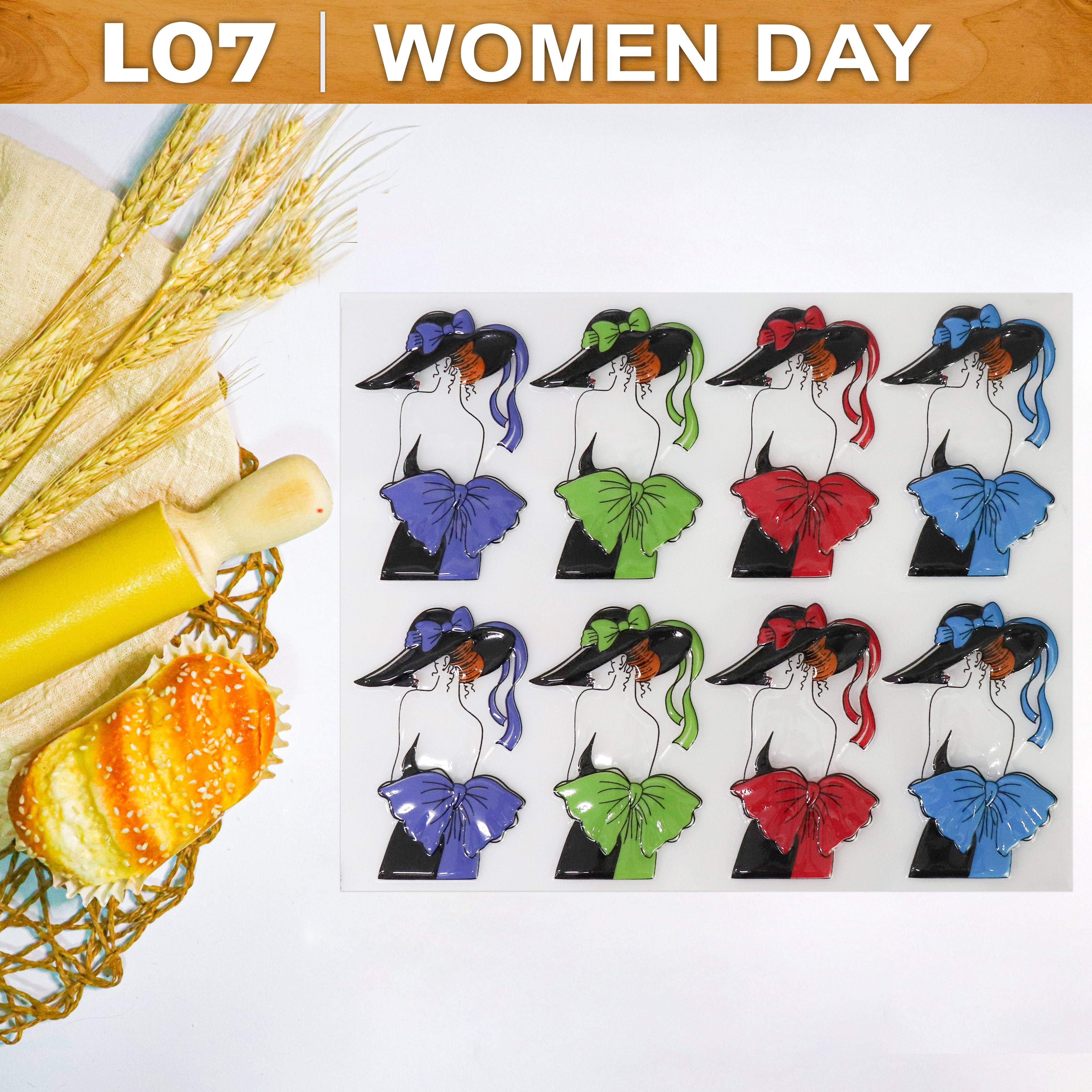 Khuôn In Hình Socola-Women Day