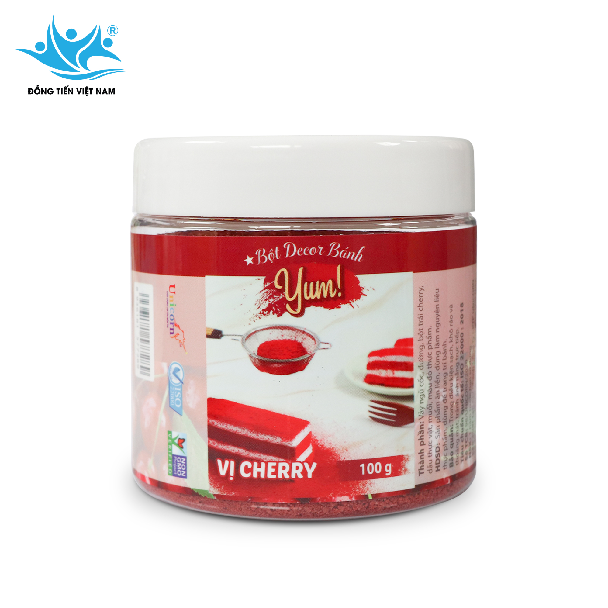 Tổng Hợp Bột Decor Bánh 100g-Vị Cherry