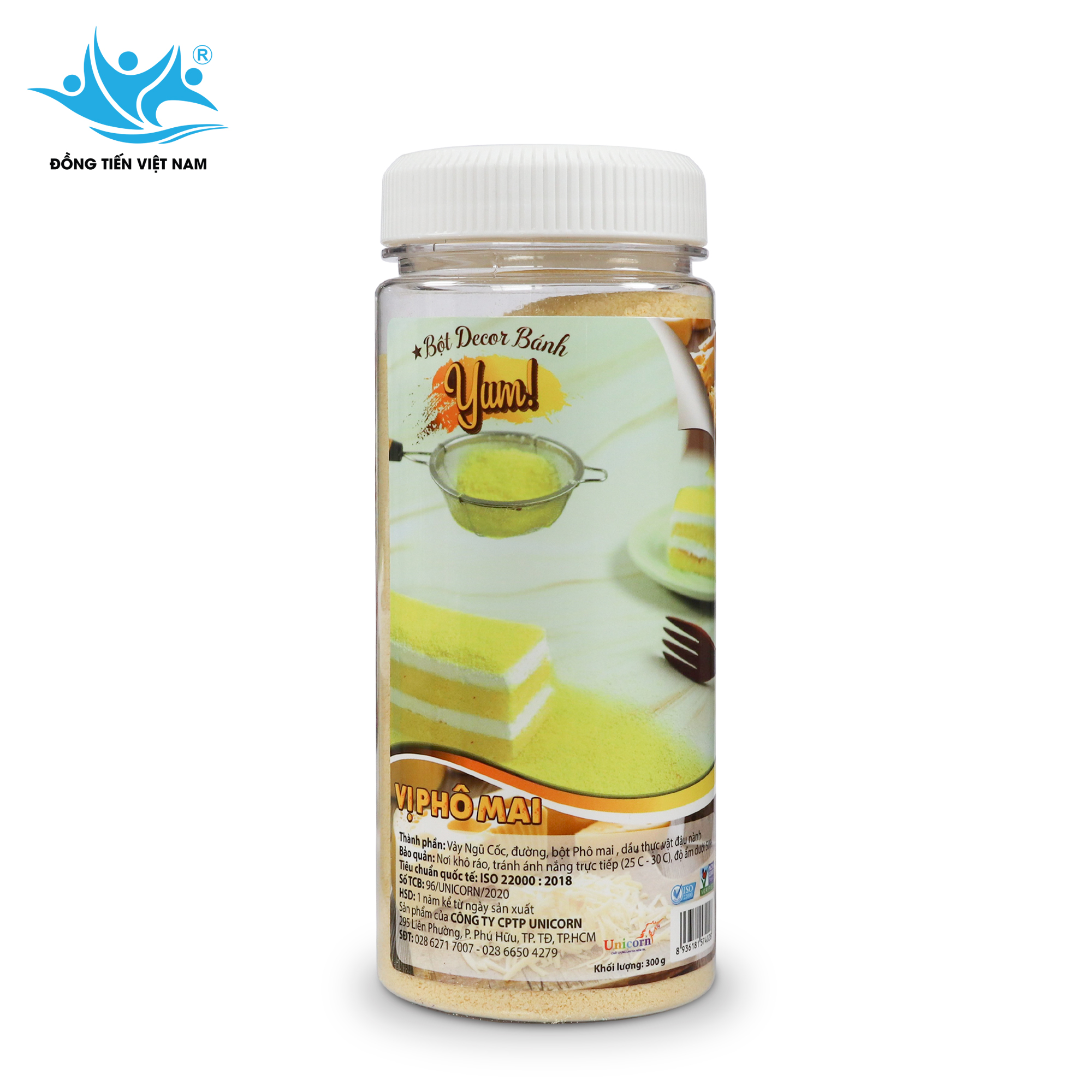 Tổng Hợp Bột Decor Bánh Yum! 300g -Vị Phô Mai